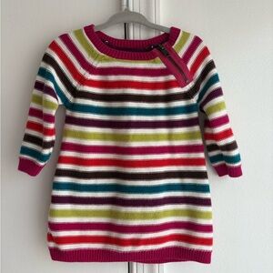 Tea Collection Rainbow Sweater Dress 18-24 months